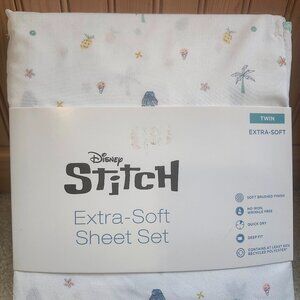 NWTs Disney Stitch Twin Extra-Soft Sheet Set